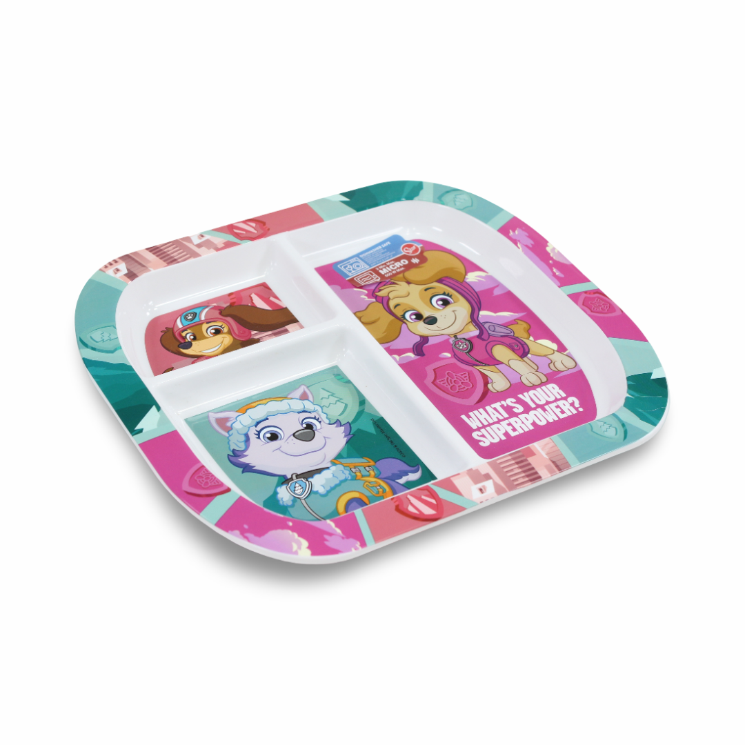 Stor Paw Patrol Girl Microwave Divided Plate – 3 Piece