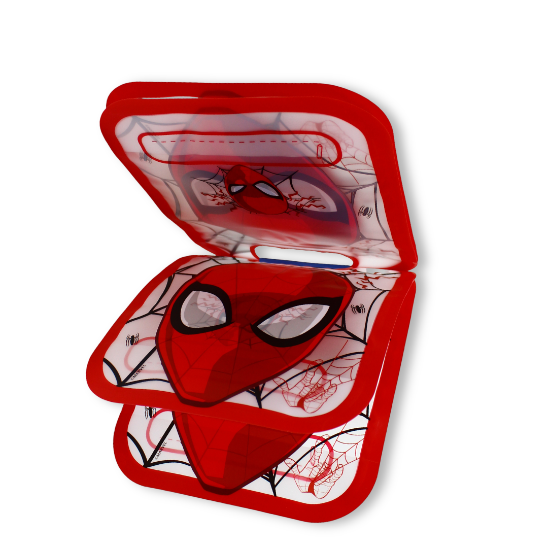 Stor 4-piece Spider-Man Reusable Zipper Bag Set