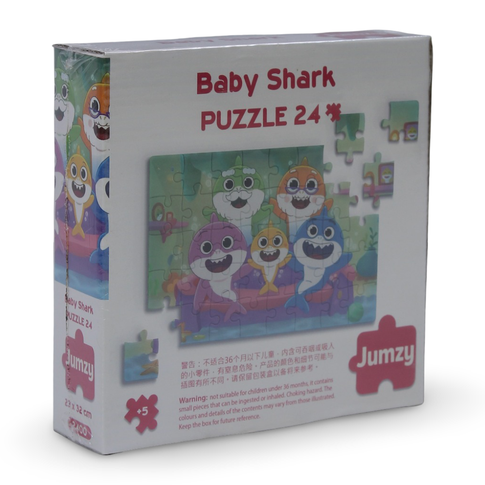 Jumzy Baby Shark Puzzle – 24 Pieces