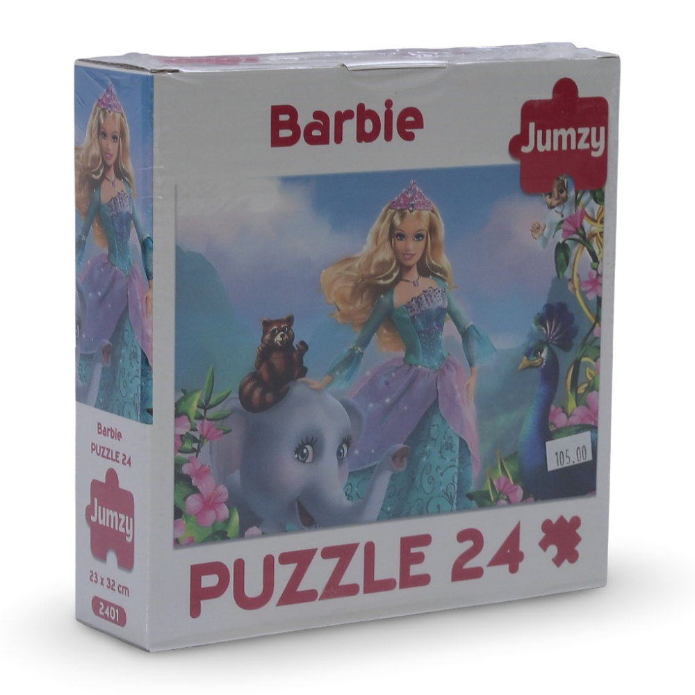 Jumzy Barbie Puzzle – 24 Pieces - Toys