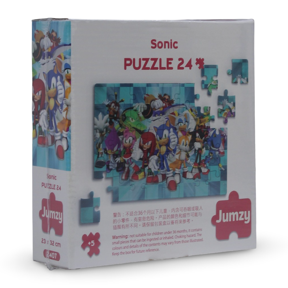 Jumzy Sonic Puzzle – 24 Pieces
