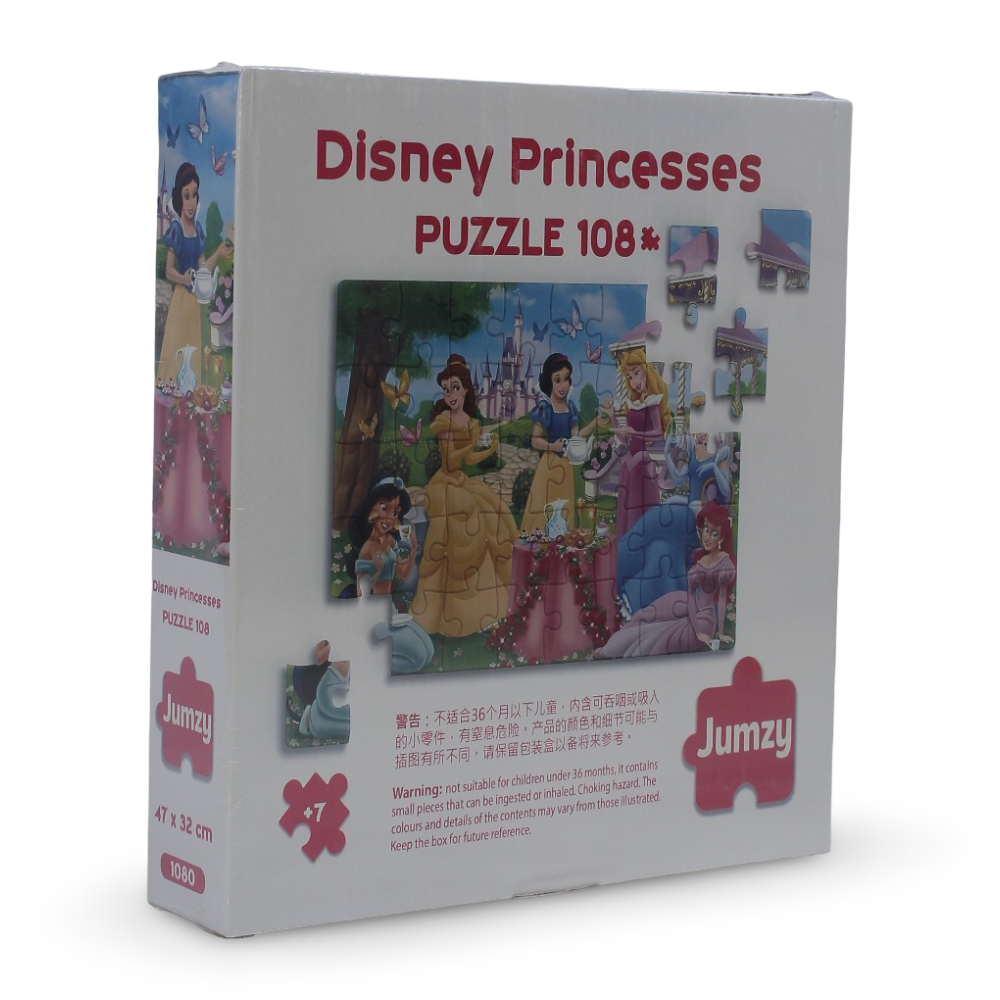 Jumzy Disney Princesses Puzzle - 108 Pieces