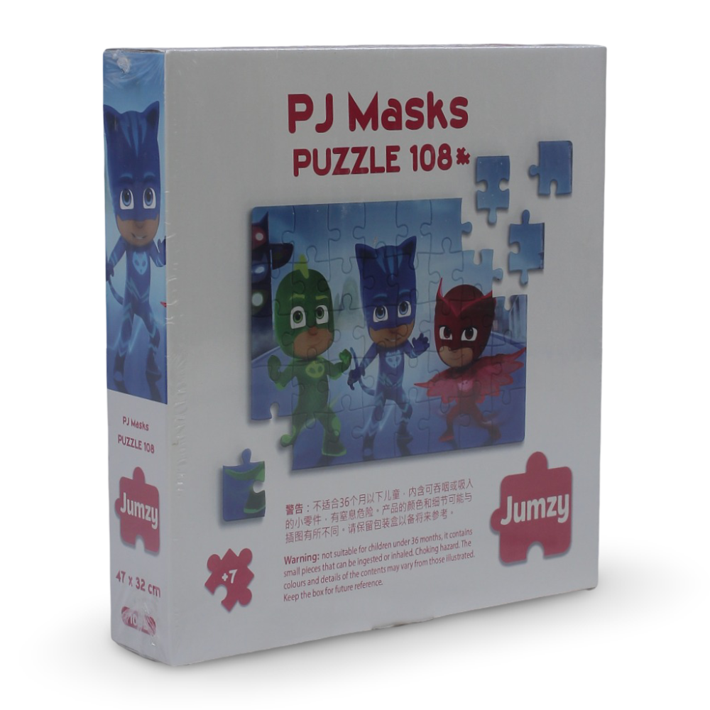Jumzy PJ Masks Puzzle – 108 Pieces