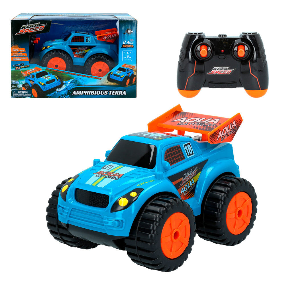 2.4G Remote Control Amphibious Terra Car – Land & Water Action Vehicle - Toys - OKO