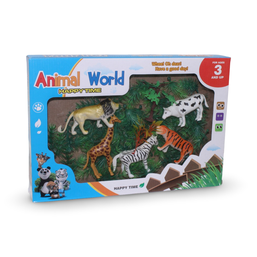 Animal World Happy Time Toy Set - Toys - OKO