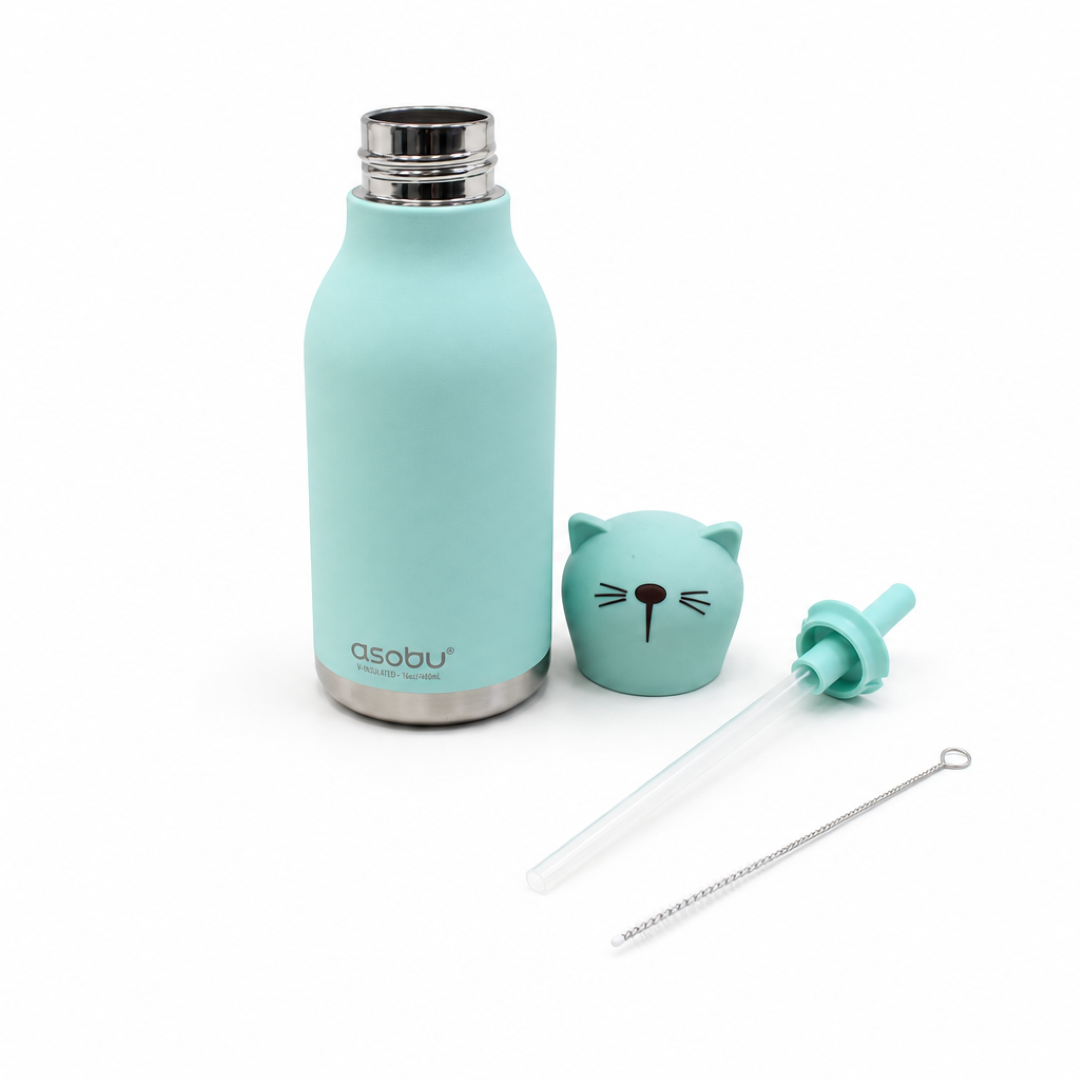 Asobu Kitty Bestie Bottle 460ml – Aqua