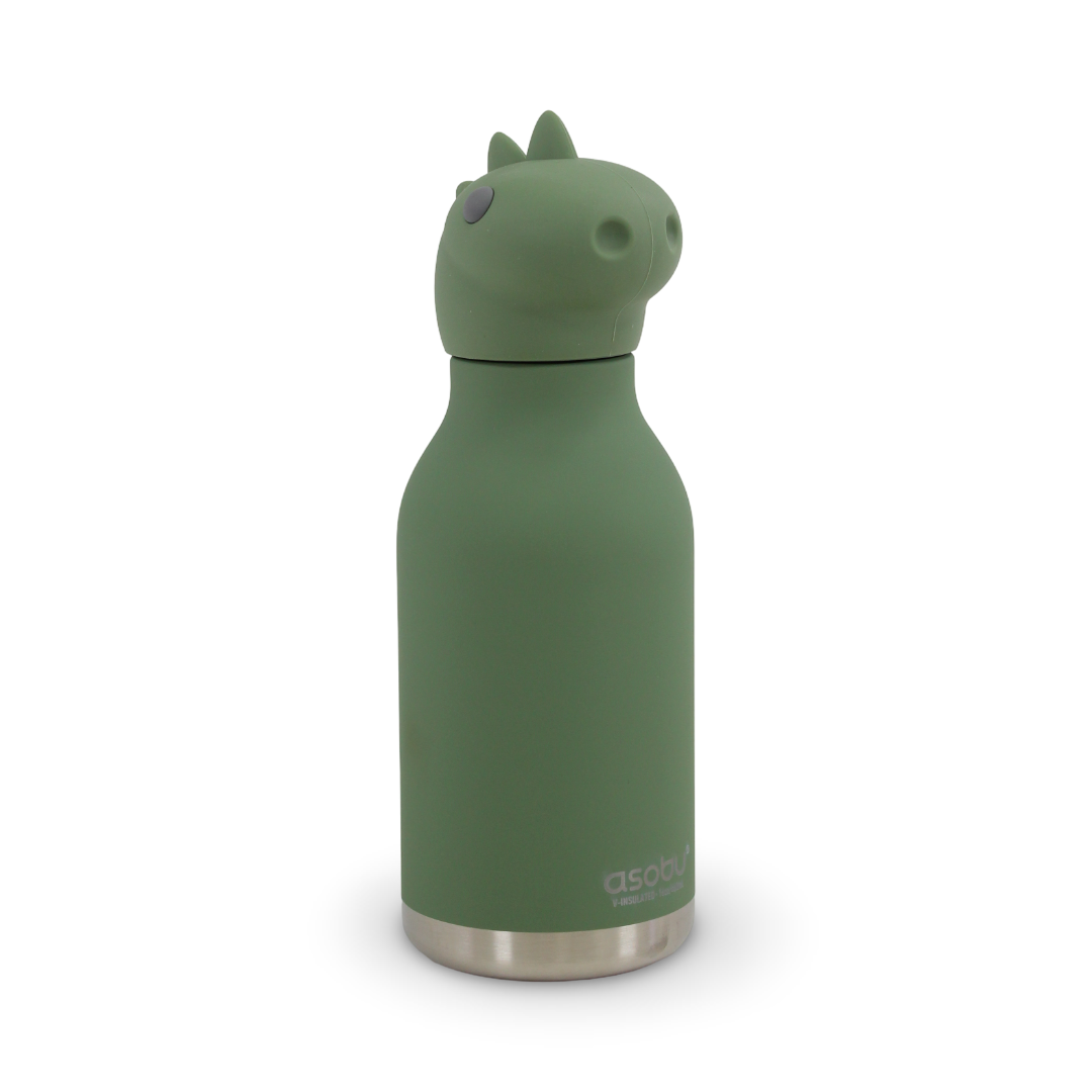 Asobu Bestie Bottle Dinosaur 460ml – Olive