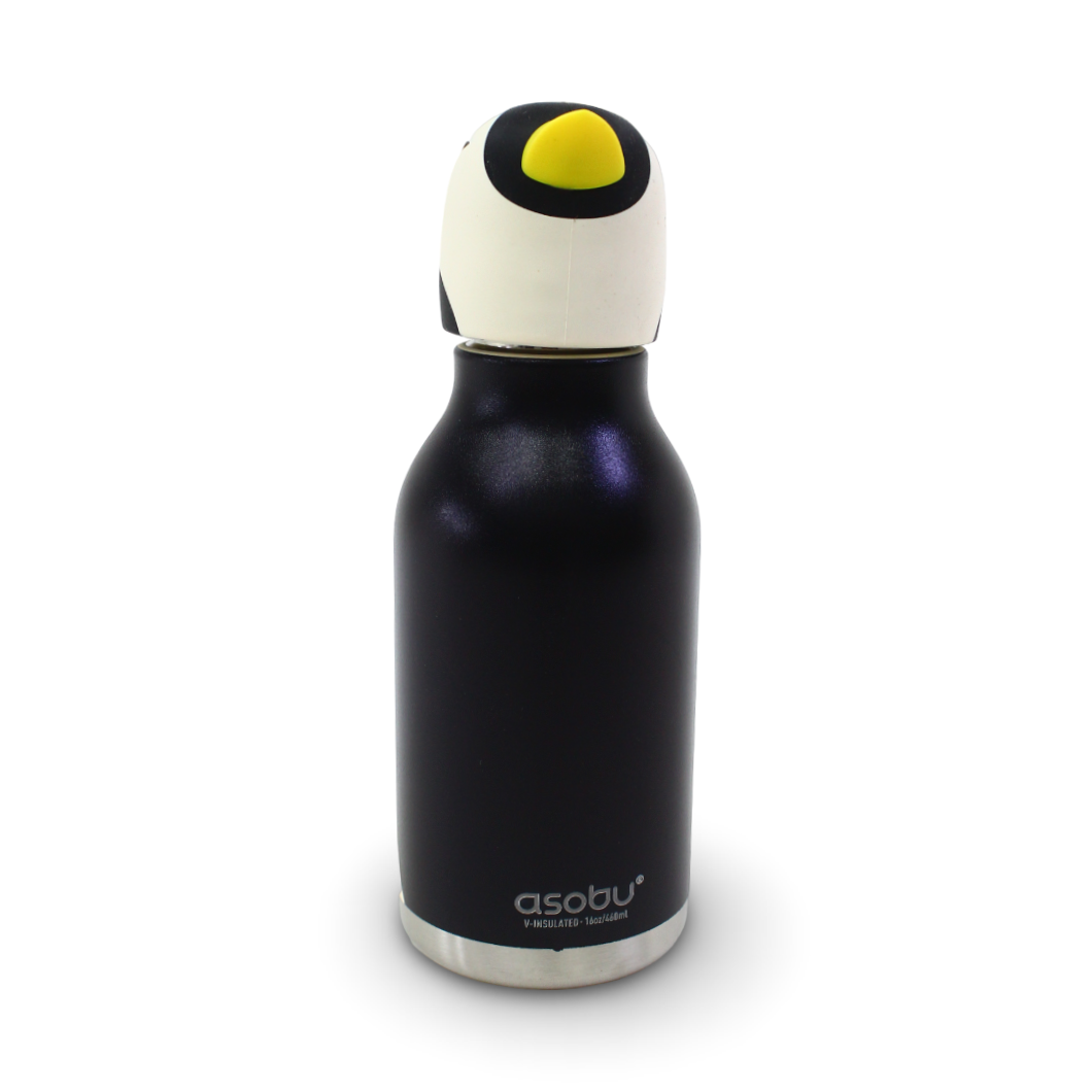 Asobu Bestie Penguin Bottle 460ml – Black