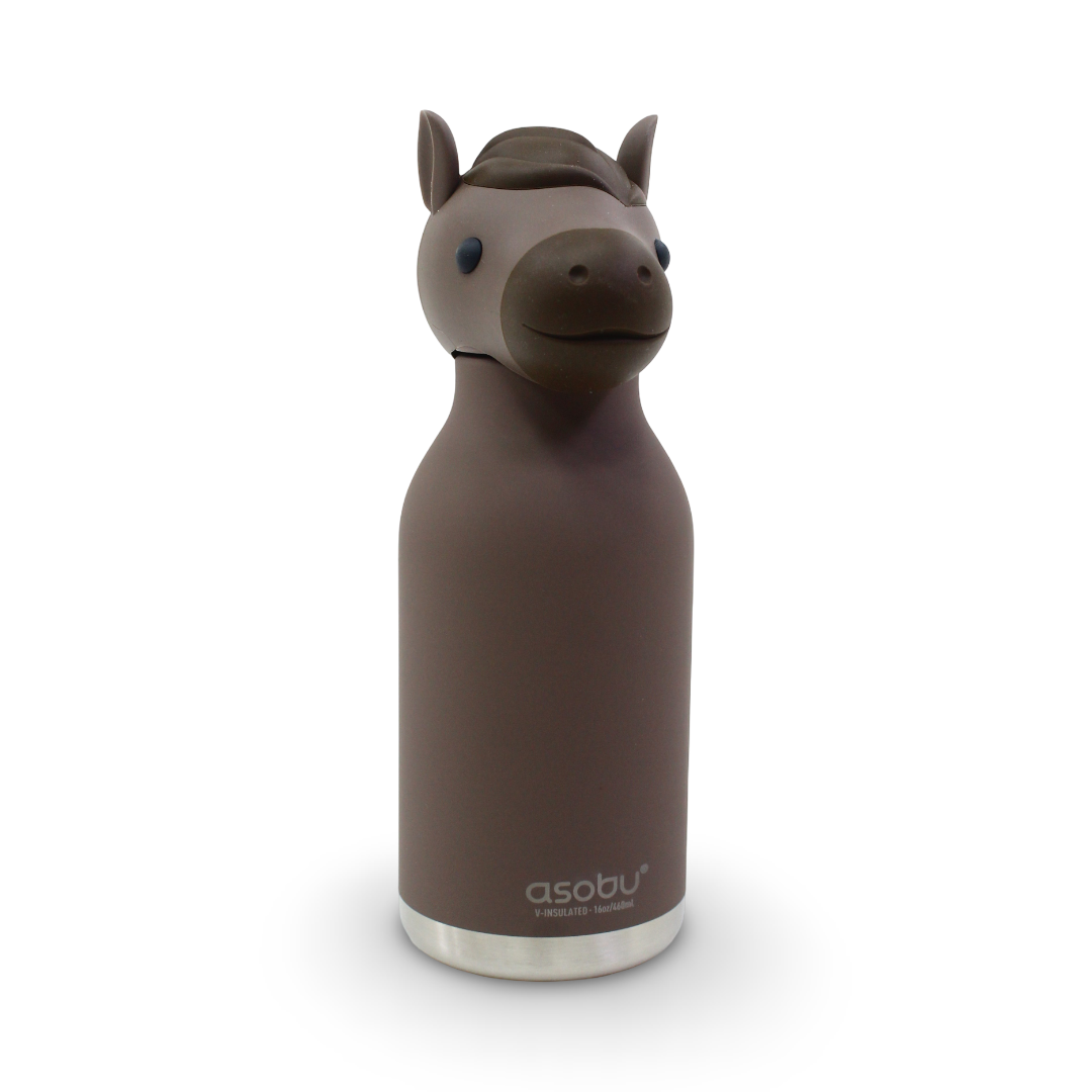 Asobu Bestie Horse Bottle 460ml – Brown
