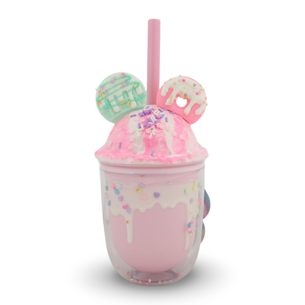 Hot Focus Ice Cream-Shaped Flask with Nail Stickers