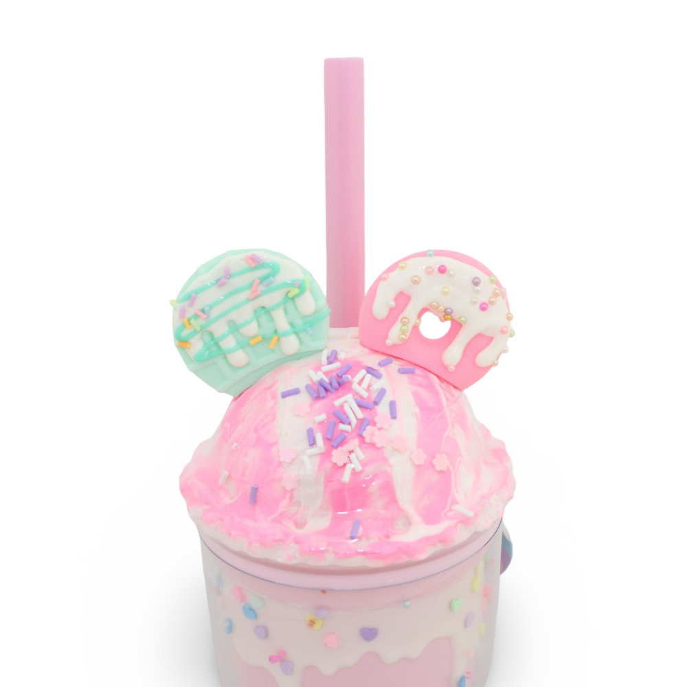 Hot Focus Ice Cream-Shaped Flask with Nail Stickers