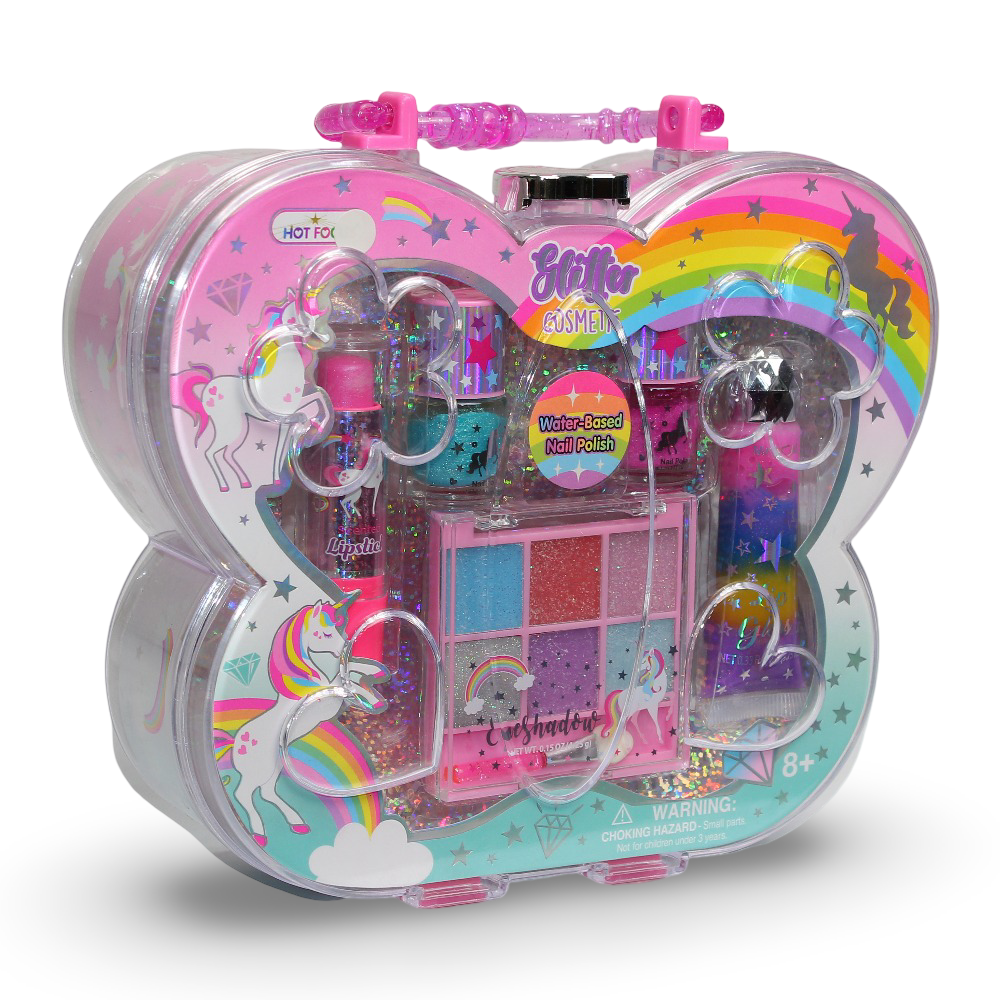 Hot Focus Unicorn Glitter Cosmetic Set