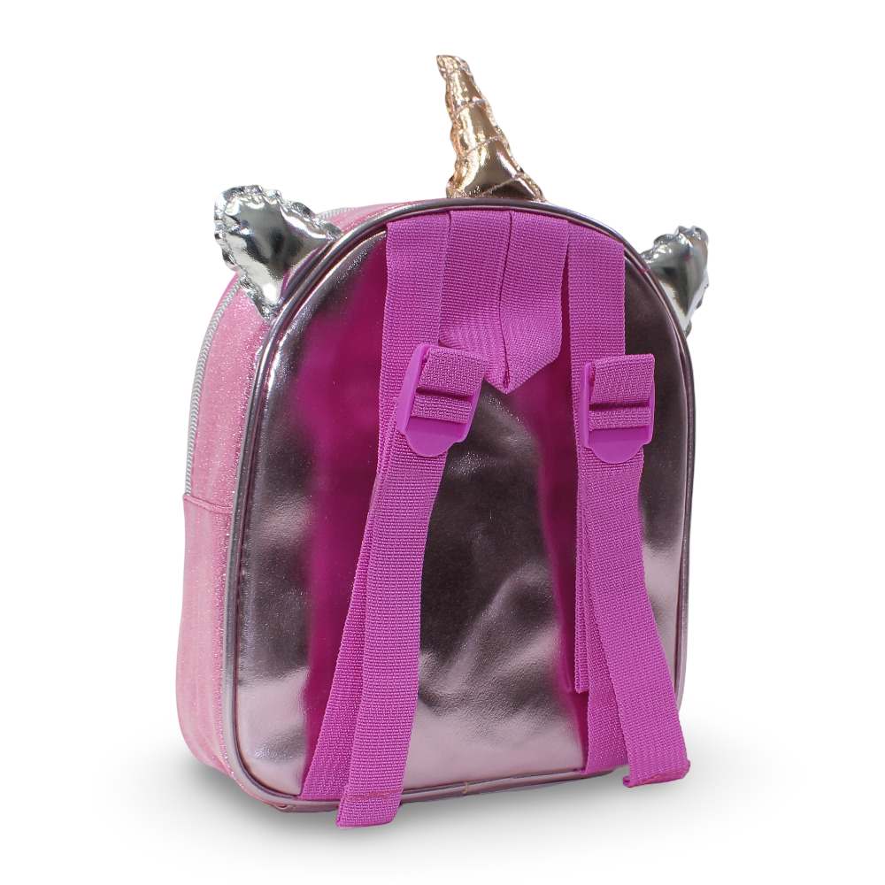 Hot Focus Diary in a Unicorn-Shaped Backpack – Pink with Glitter Design
