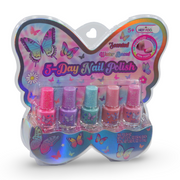 Hot Focus Scented Water Based 5-Day Nail Polish Set