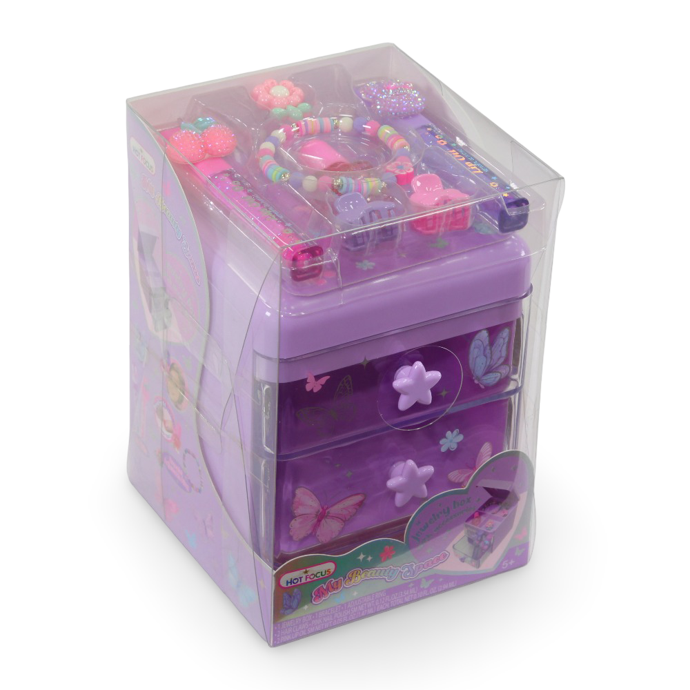 Hot Focus My Beauty Space Jewelry Box and Accessories Set