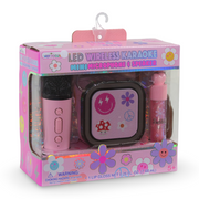 Hot Focus LED Wireless Karaoke Mini Microphone & Speaker