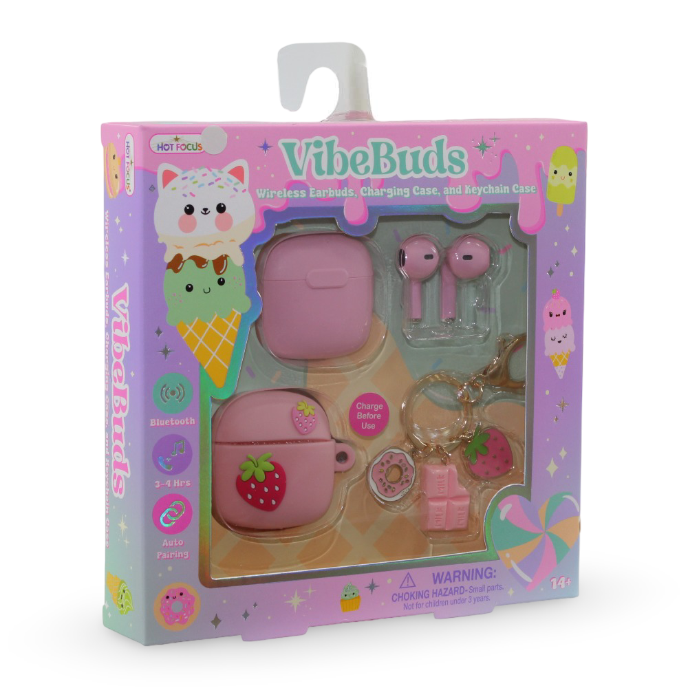 Hot Focus Sweets Vibe Buds Wireless Earbuds