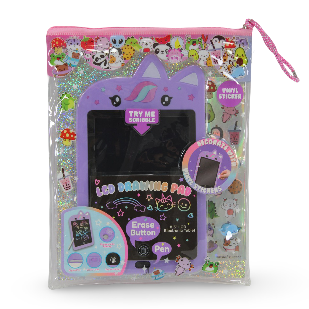 Hot Focus Unicorn-Shaped LCD Drawing Pad - Toys