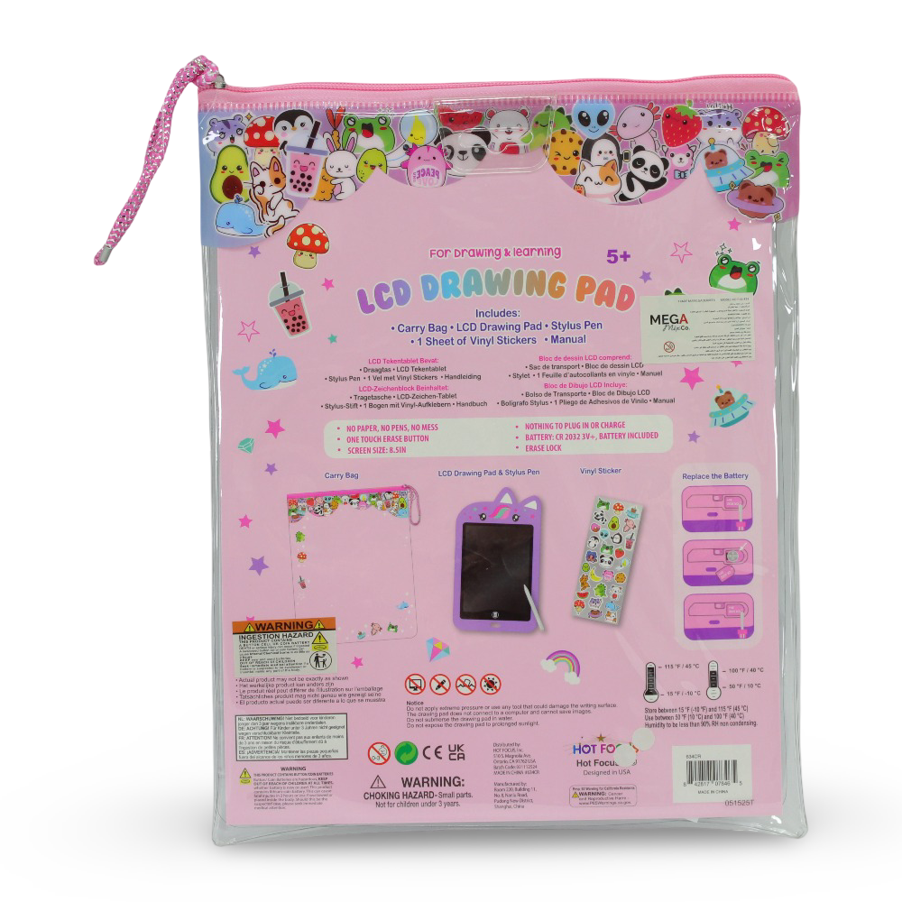 Hot Focus Unicorn-Shaped LCD Drawing Pad