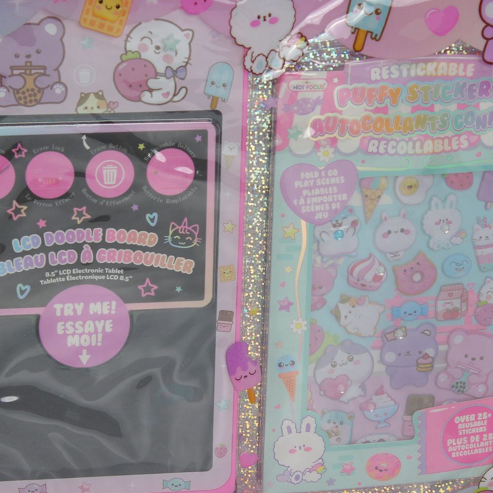 Hot Focus On-the-Go LCD Doodle & Play Critters Set