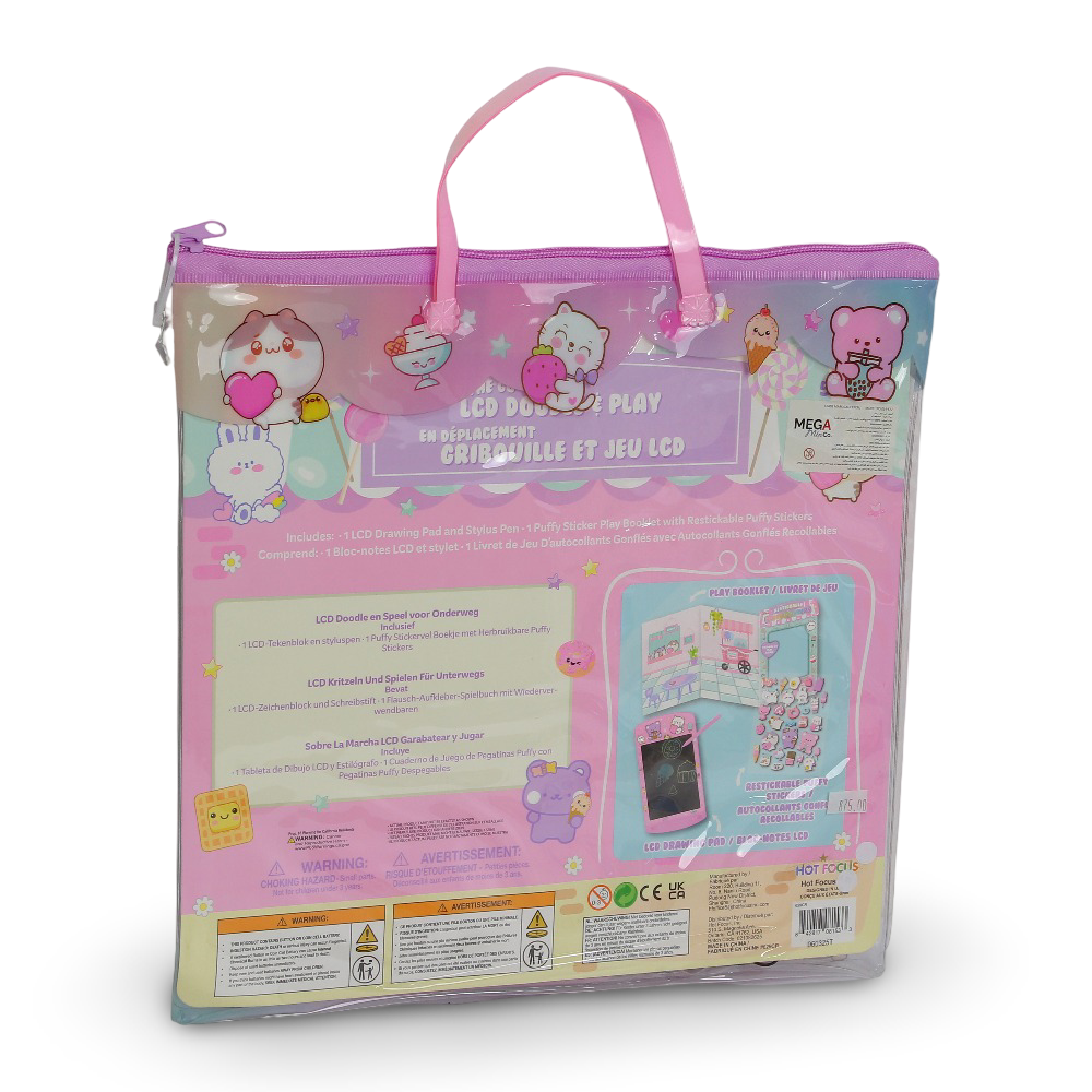 Hot Focus On-the-Go LCD Doodle & Play Critters Set