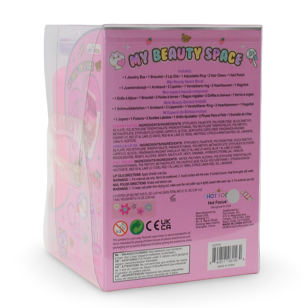 Hot Focus My Beauty Space Box with Drawers – Pink