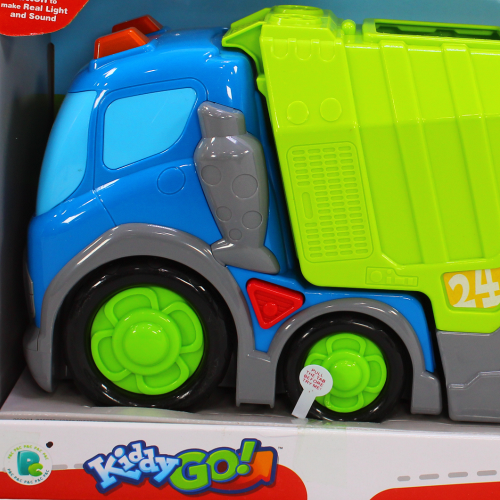 DHTS10358J\City Service 31Cm Slip Car With Light And Sound