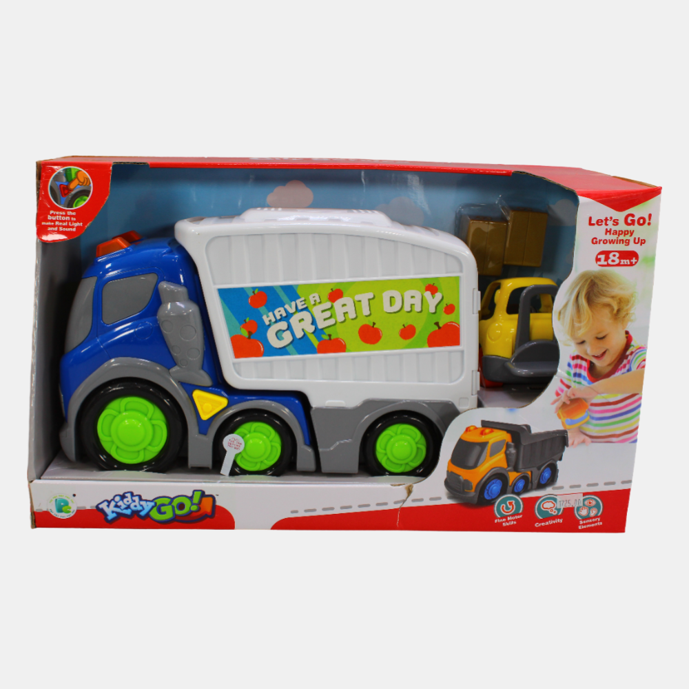 DHTS10360J\City Service 31Cm Slip Car With Light And Sound