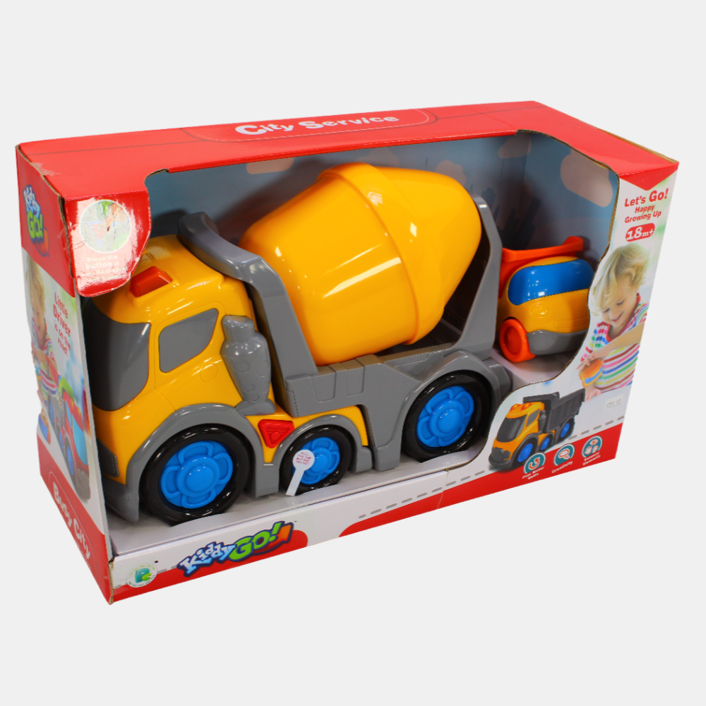 DHTS10362J\City Service 31Cm Slip Car With Light And Sound