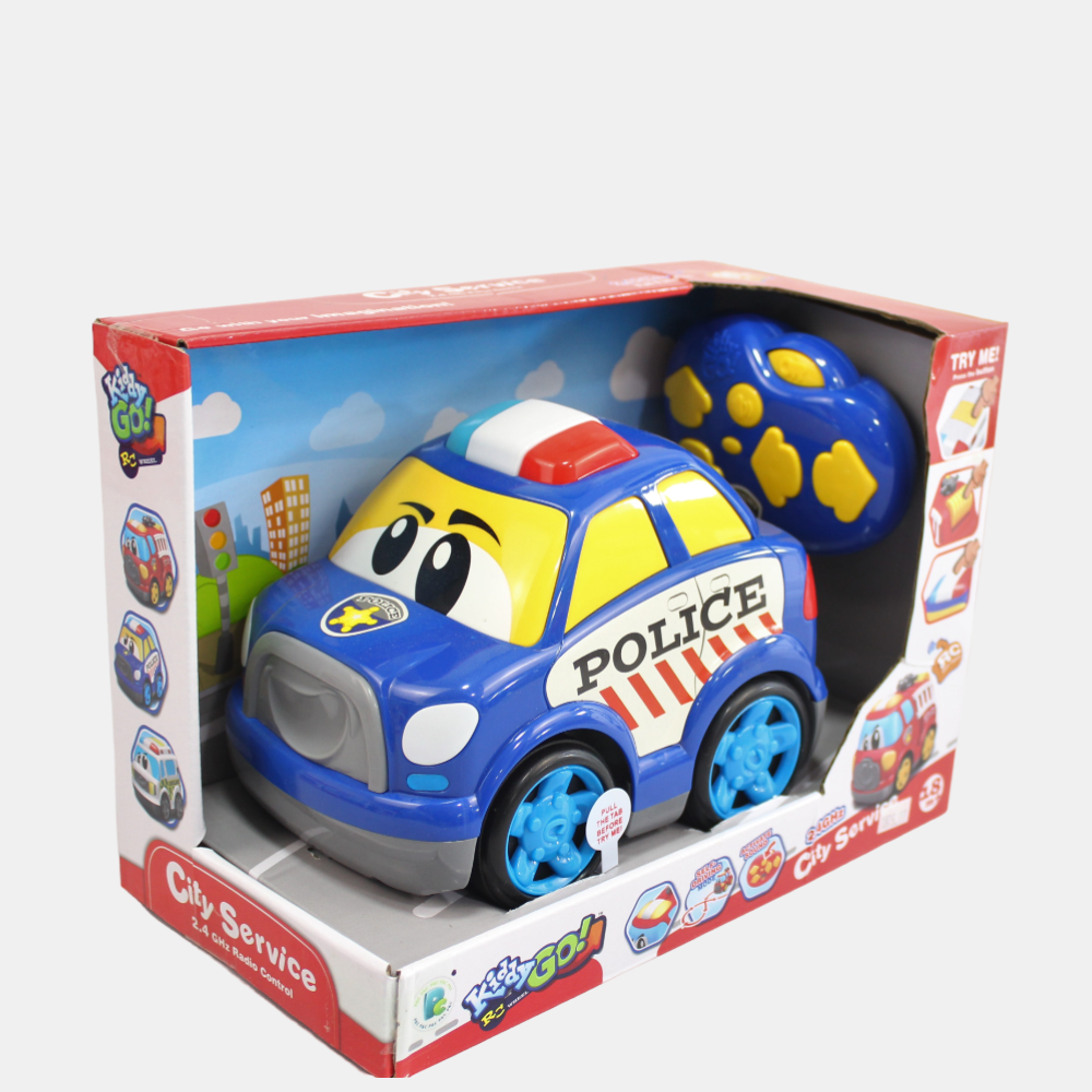 DHTRC10427J\City Service Police 19Cm 4Ch R/C Car
