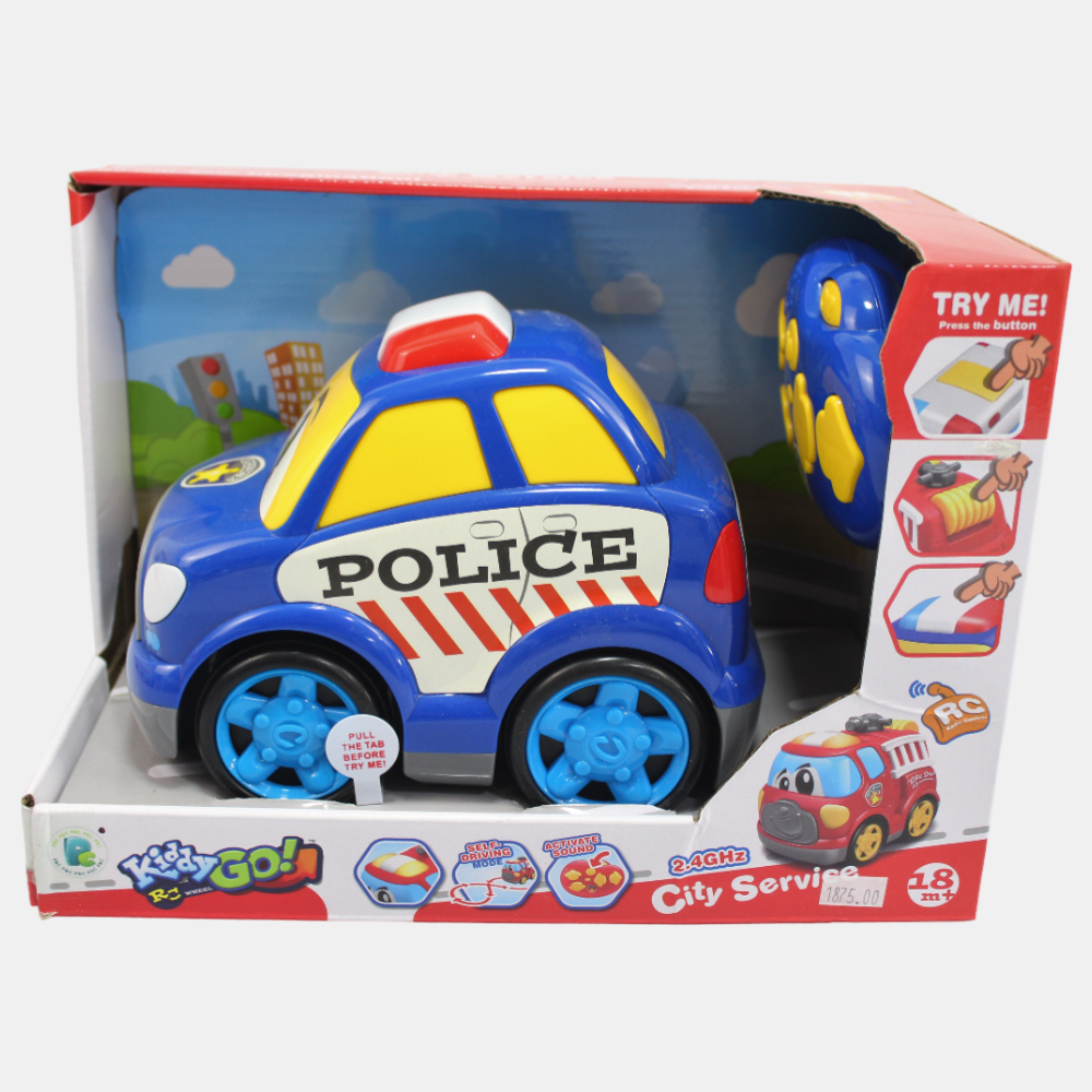 DHTRC10427J\City Service Police 19Cm 4Ch R/C Car