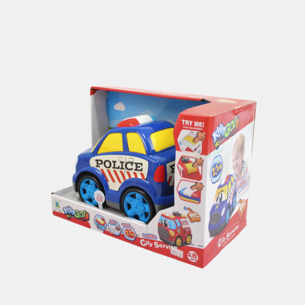 DHTRC10427J\City Service Police 19Cm 4Ch R/C Car