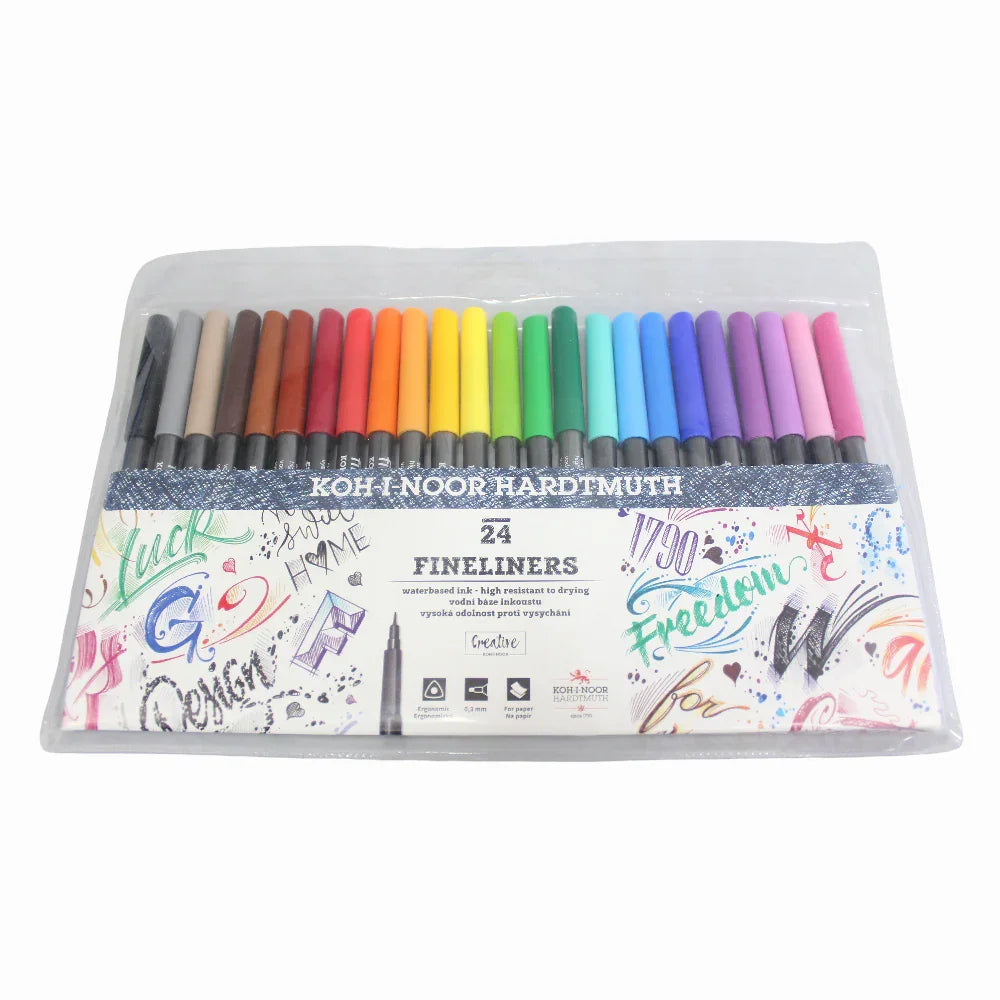 Fineliner Pen Set – 24 Colors