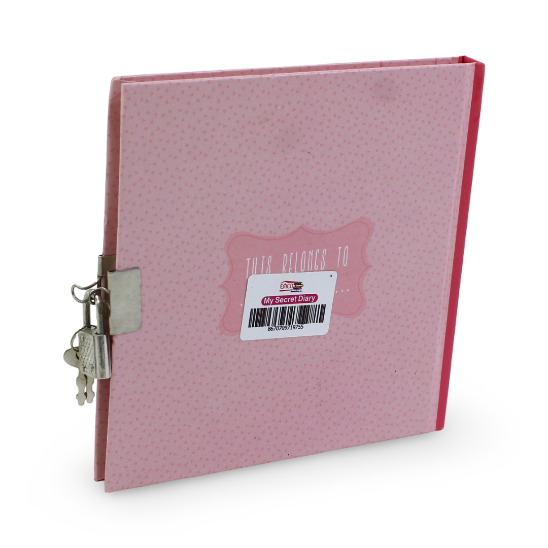 "My Secret Diary" Metal Padlock with Keys