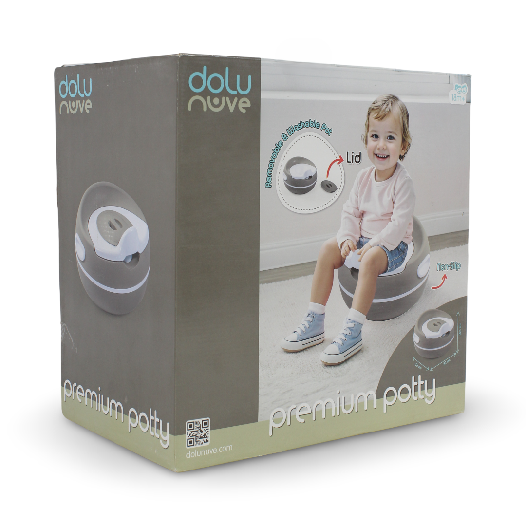 Dolu Nuve Premium Potty – Stone Grey