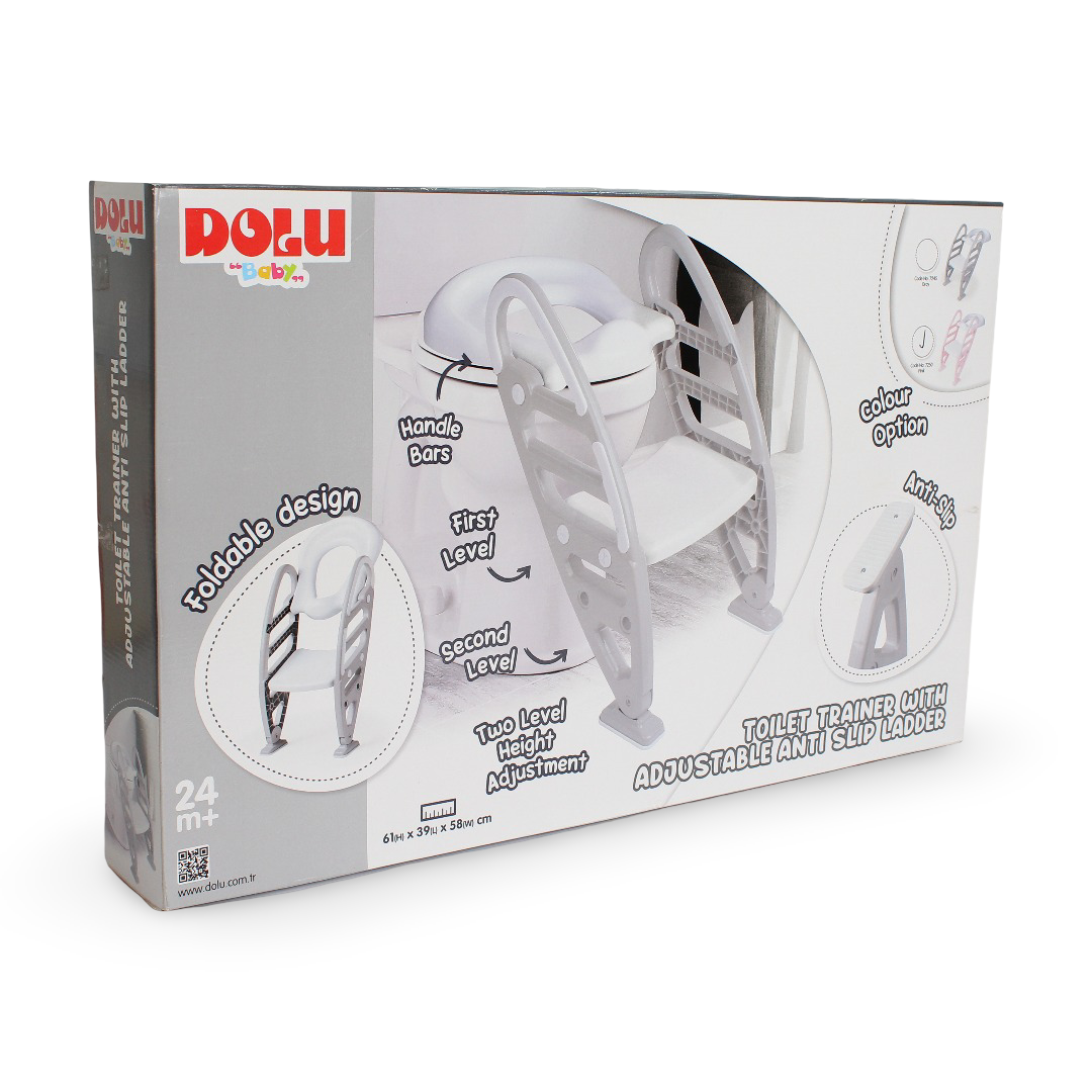 Dolu Toilet Trainer with Adjustable Anti-Slip Ladder