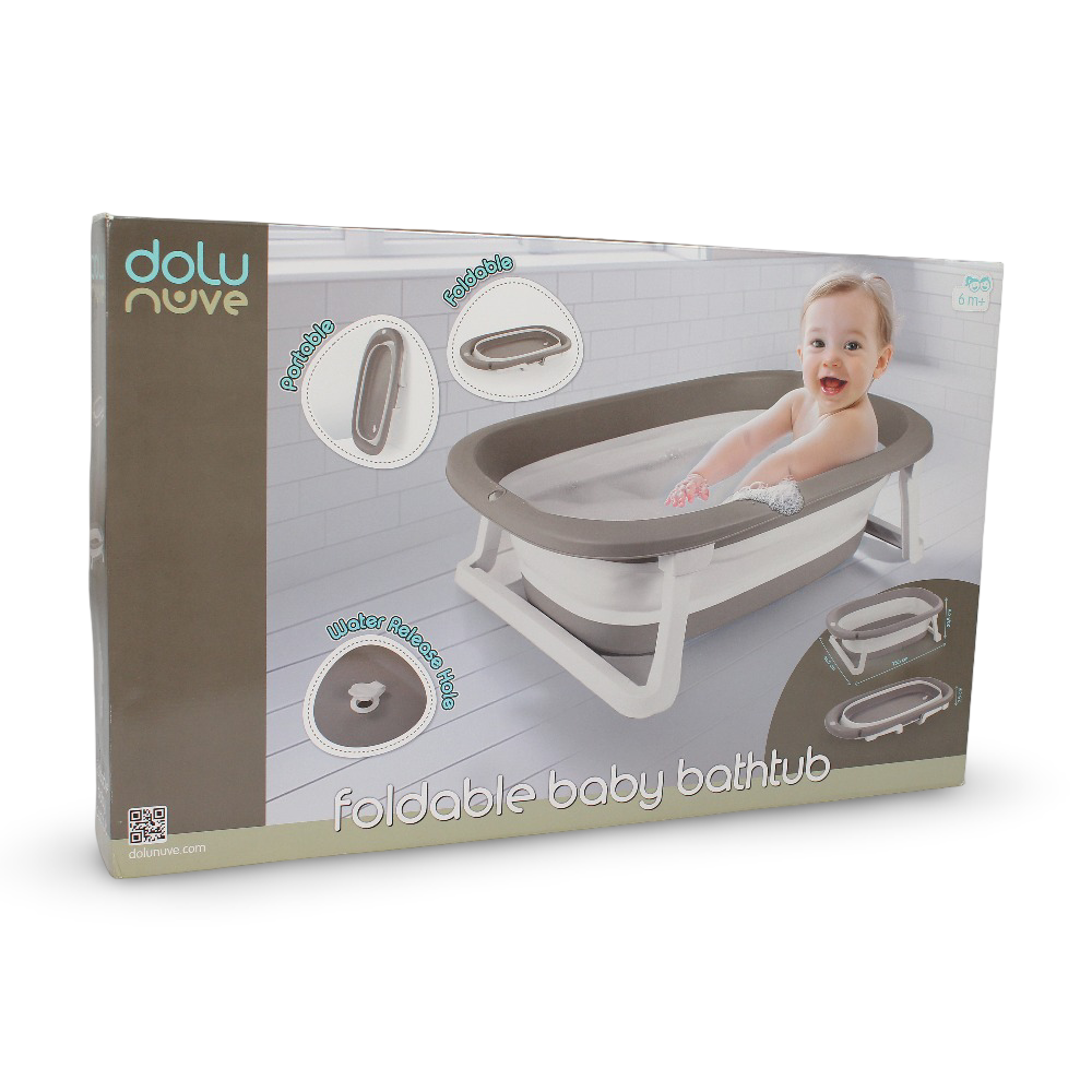 Dolu Nuove Foldable Baby Bathtub - Grey