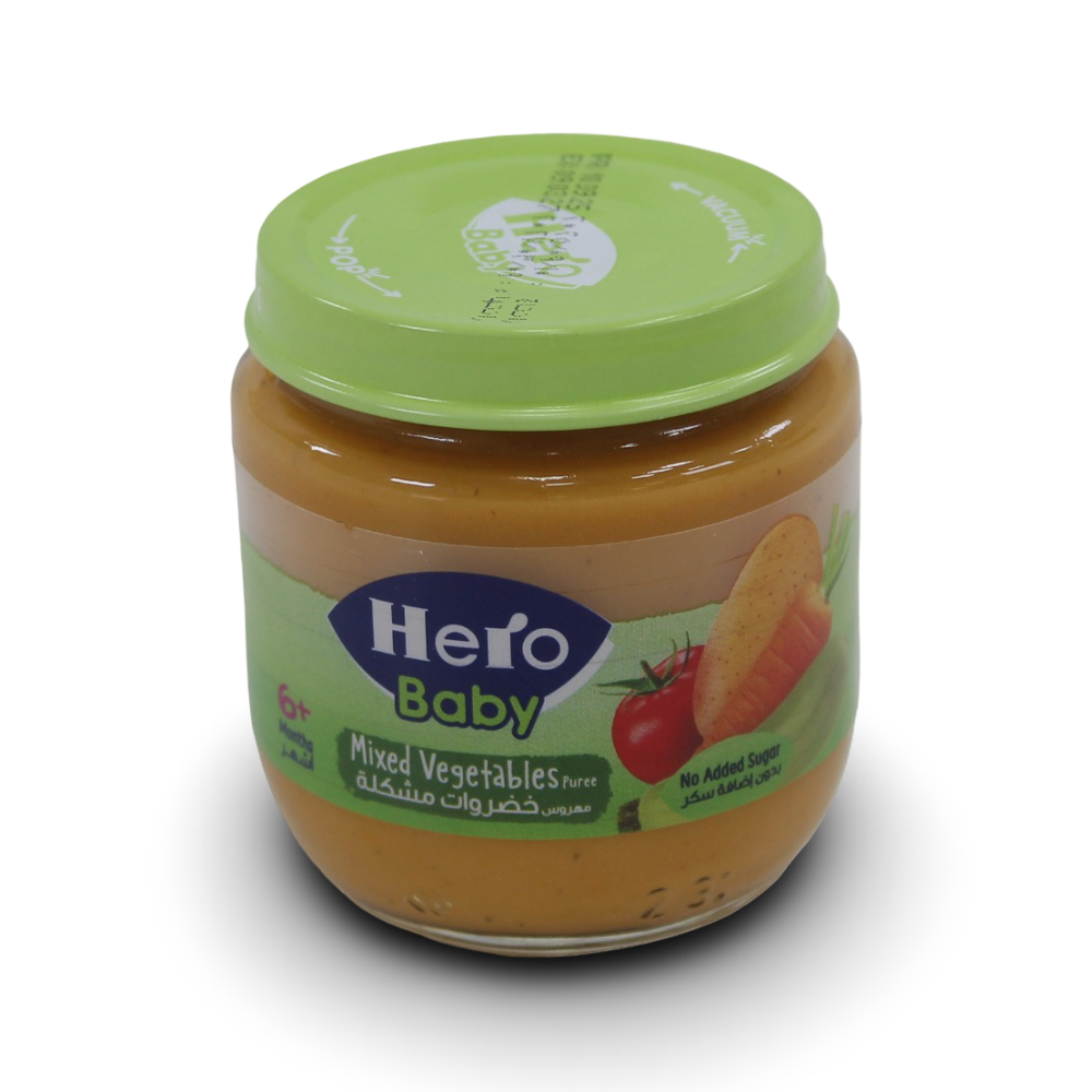 Hero Baby Mixed Vegetables Jar 120g - Baby Essentials