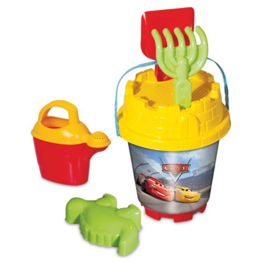 Dede Cars Medium Beach Toys Bucket Set