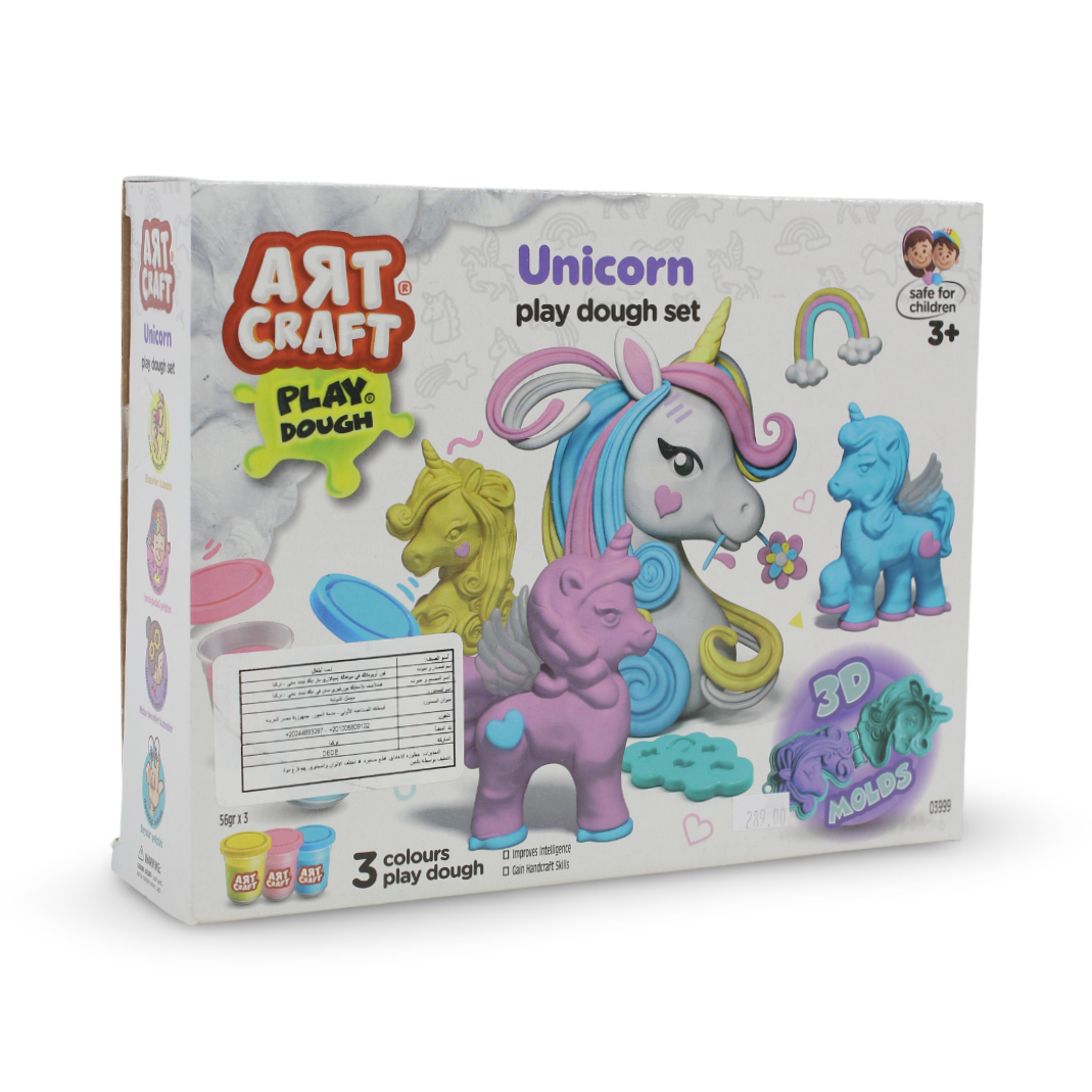 ART CRAFT Unicorn Dough Set – 168 Gr