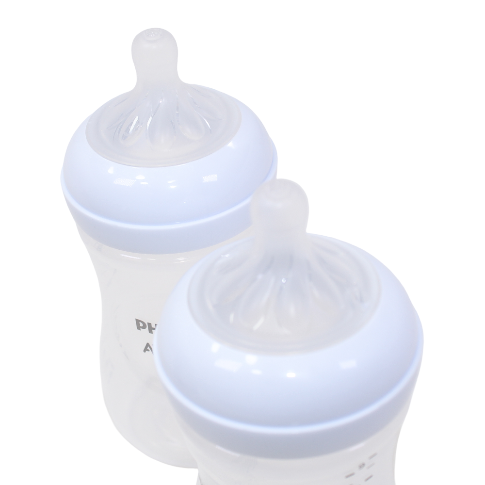 Pack of 2 - Avent Natural Bottle Response (1M+) 260ml
