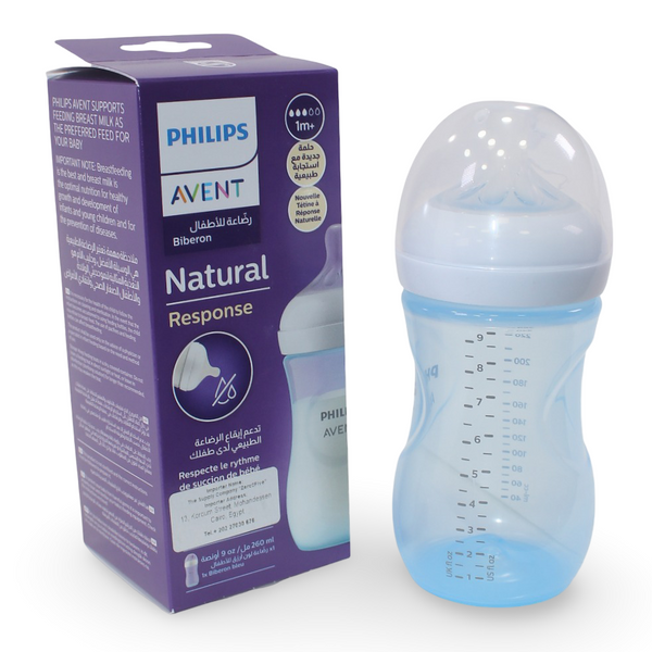 1 Pack - Avent Natural Bottle Response (1M+) 260ml