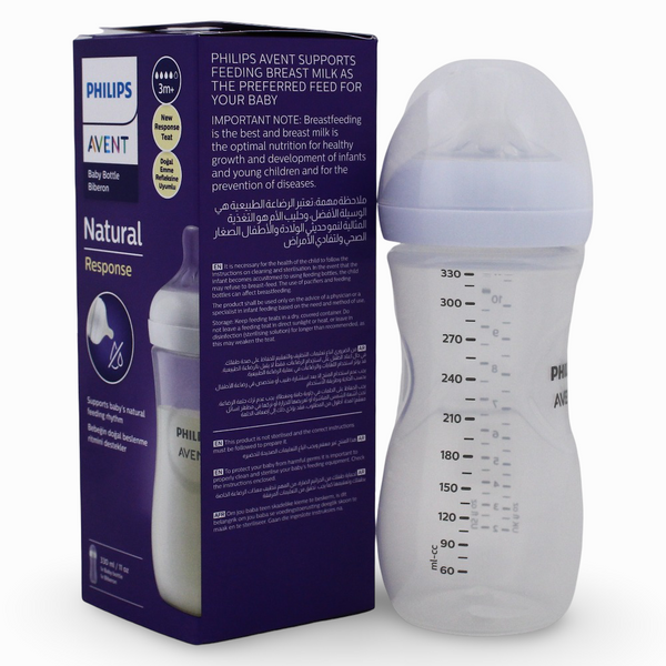 1 Pack - Avent Natural Bottle Response (6m+) 330ml