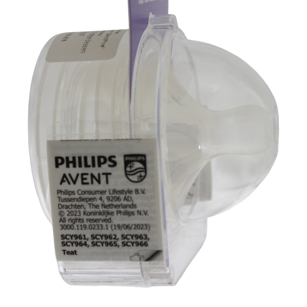 Pack of 2 - Avent Natural Response Nipple Flow 1 (0M)