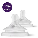 Avent Natural Response Nipple Flow 3 (1M+) - 2 Pack