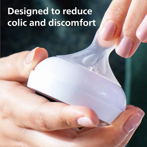 Pack of 2 - Philips  Avent Natural Response Nipple Flow 6 Thick Feed (6M+)