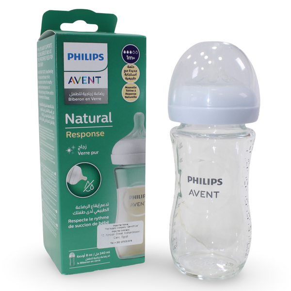 Philips Avent Natural Bottle Glass Response (1m+) 240ml