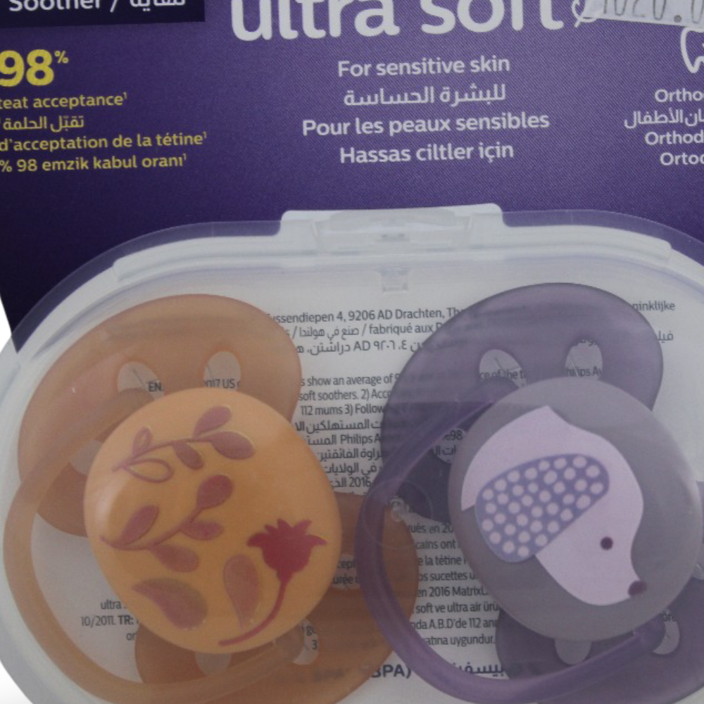 Philips Avent Ultra Soft Pacifiers 6-18 m