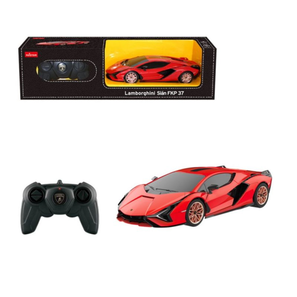 Rastar 1:24 Scale RC Lamborghini Sián FKP 37 – Red