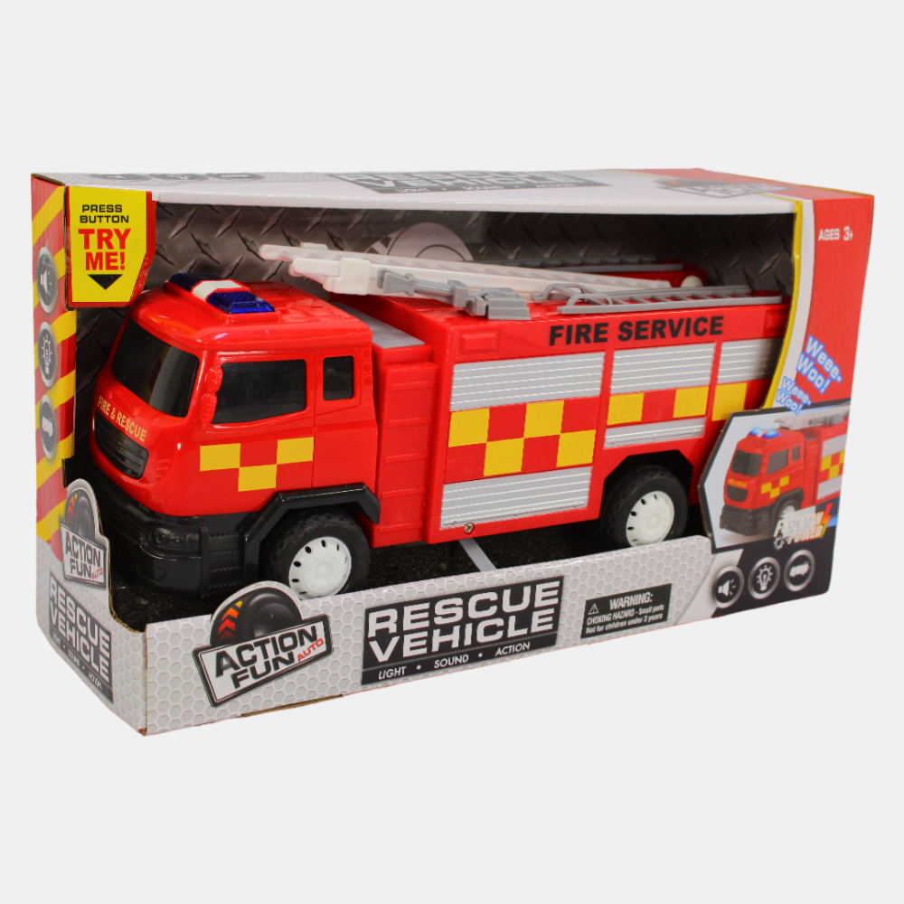DHTFC10245D\Rescue Vehicle Friction Car With Light And Voice